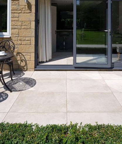 Pierre Porcelain Paving Beige - Hyperion Tiles - Ca'Pietra