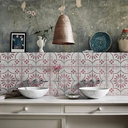 Pink Bolonia Tile - Hyperion Tiles