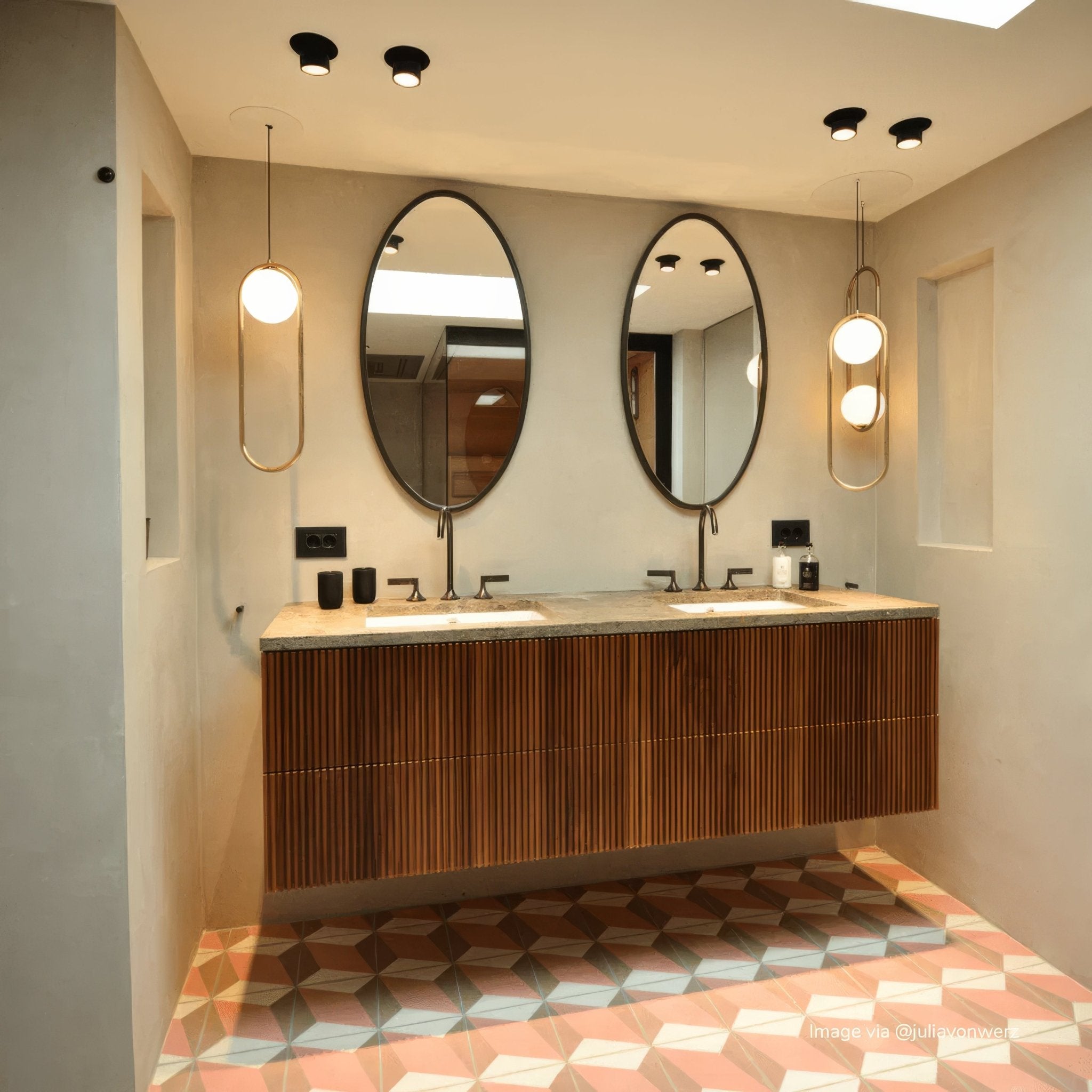 Pink Otura Tile - Hyperion Tiles