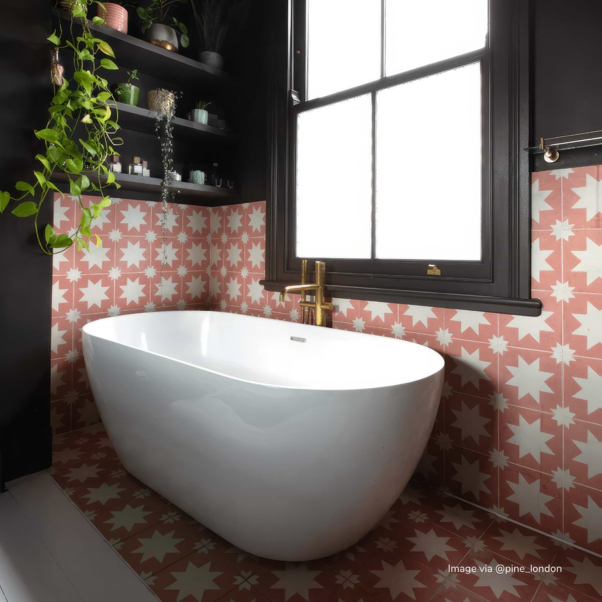 Pink Pradena Tile - Hyperion Tiles