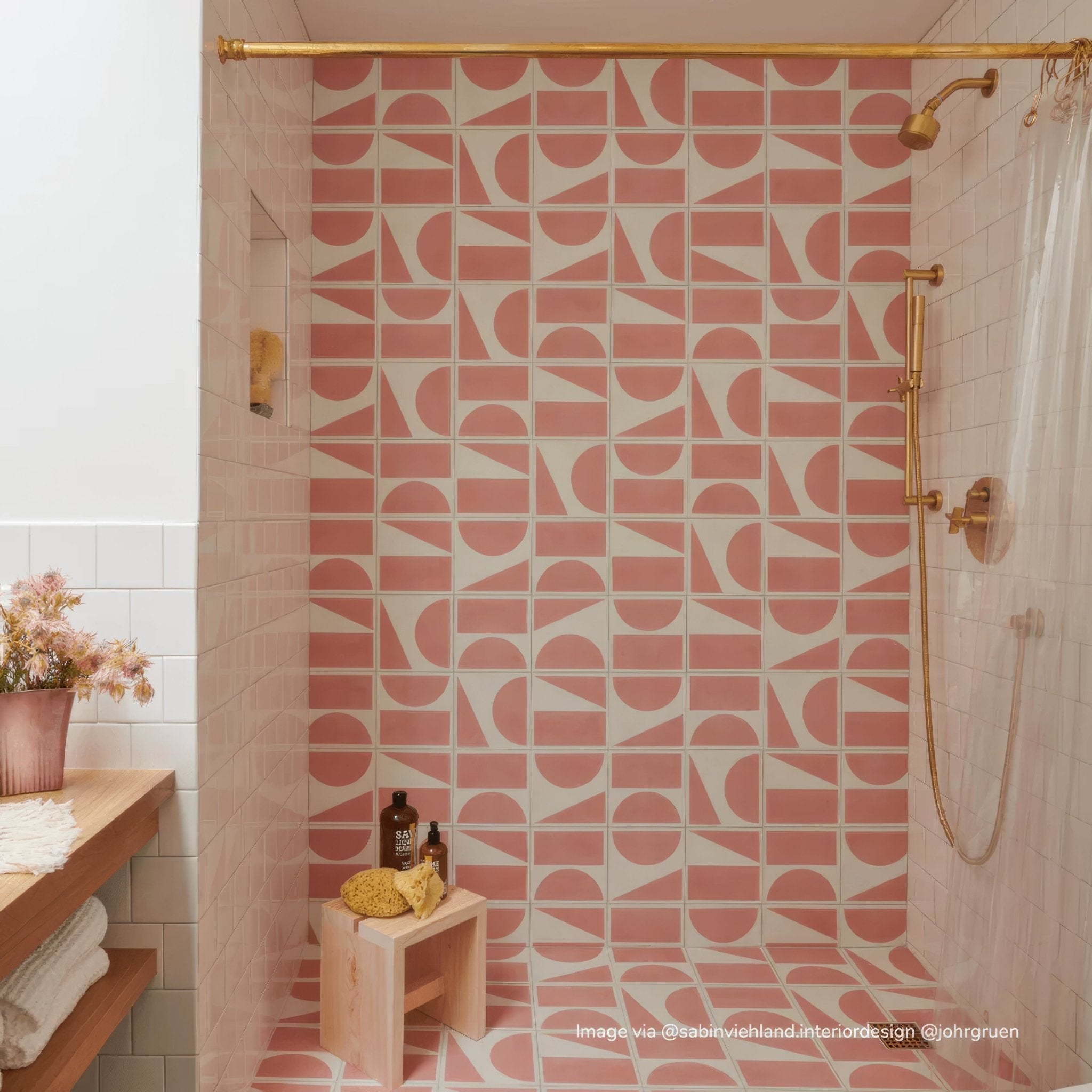 Pink Split Shift Two - Hyperion Tiles