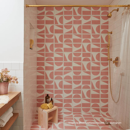 Pink Split Shift Two - Hyperion Tiles