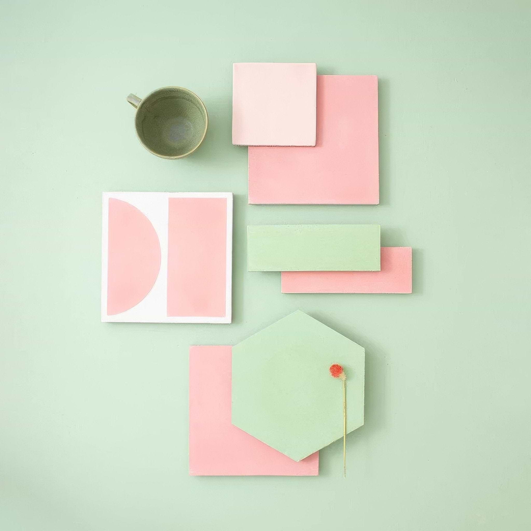 Pistachio Hexagonal Tile - Hyperion Tiles