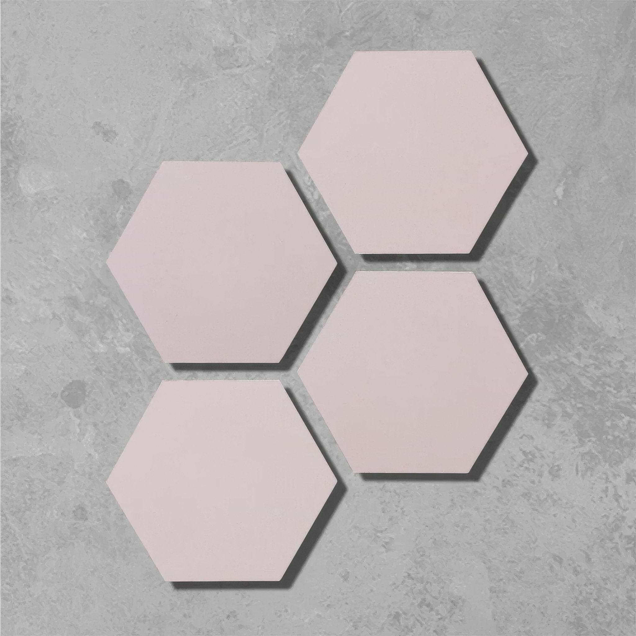 Plaster Hexagonal Tile - Hyperion Tiles