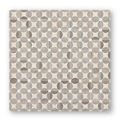 Palazzo Mancini - Patterned Cement Tile - Fired Earth