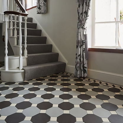 Pomeroy Black, Grey and Dover White - Hyperion Tiles