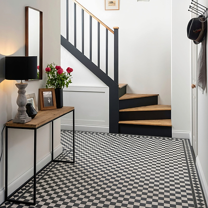 Porcelain Border White & Black - Hyperion Tiles