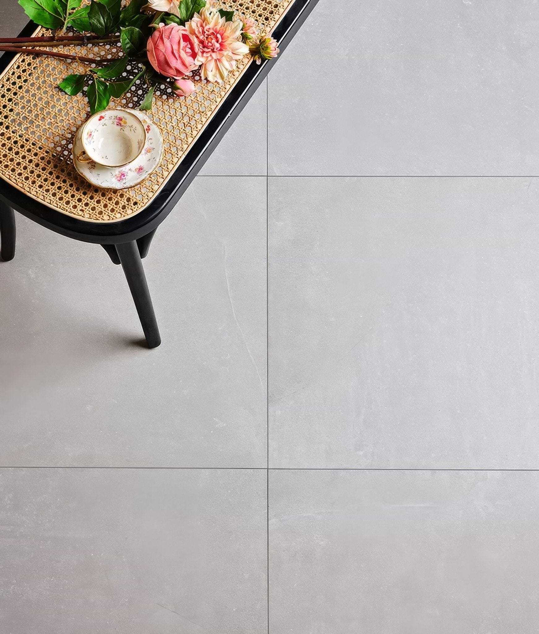 Portare Dorset Porcelain Grey 80 x 80cm - Hyperion Tiles