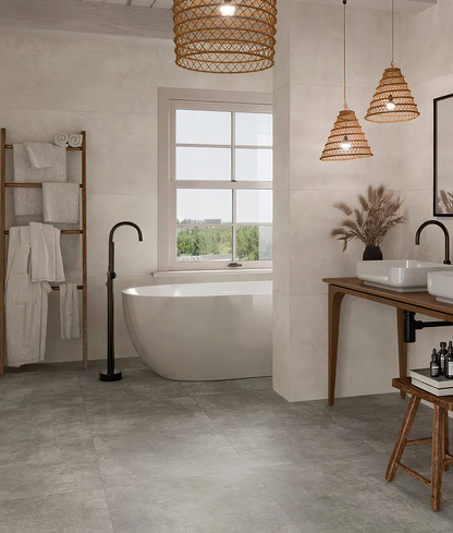 Portare Loft Porcelain Grey 60 x 60cm - Hyperion Tiles