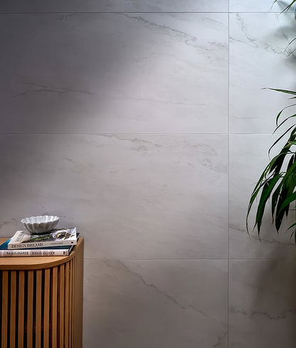 Portare Mystery White Porcelain Matt 59.5 x 120cm - Hyperion Tiles