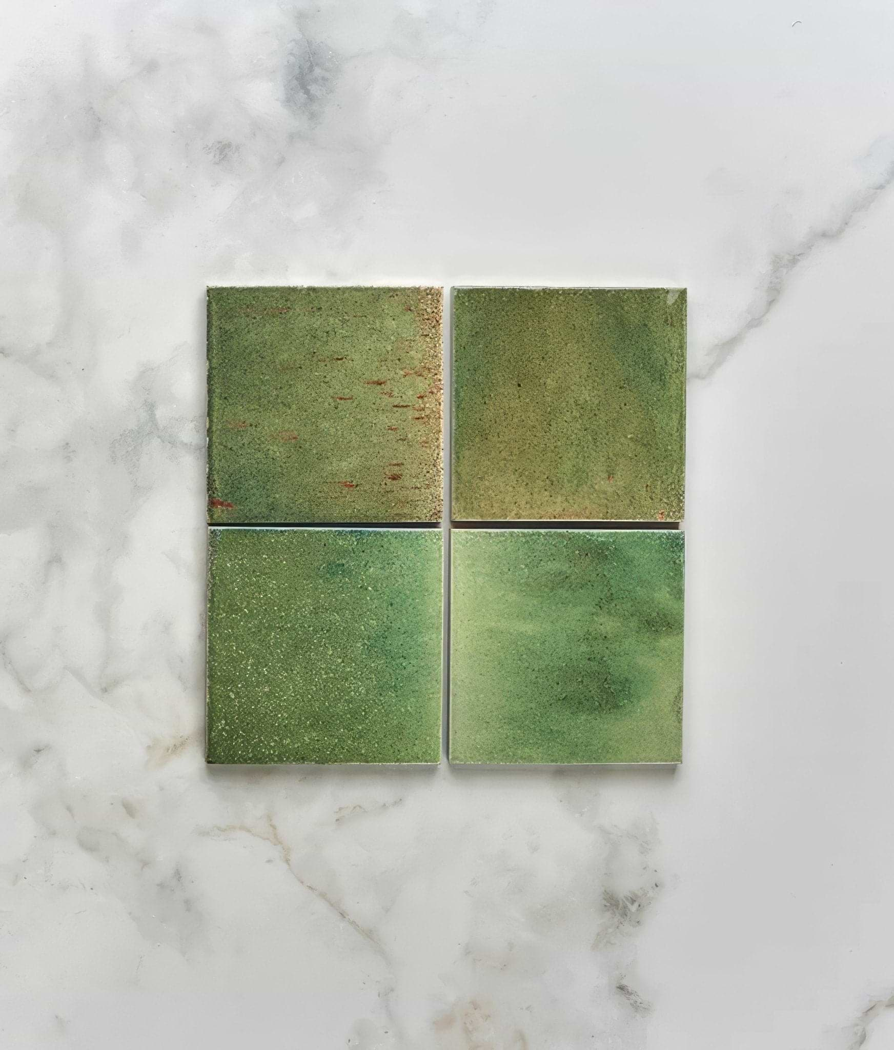 Pottery Porcelain Kale Green Square - Hyperion Tiles