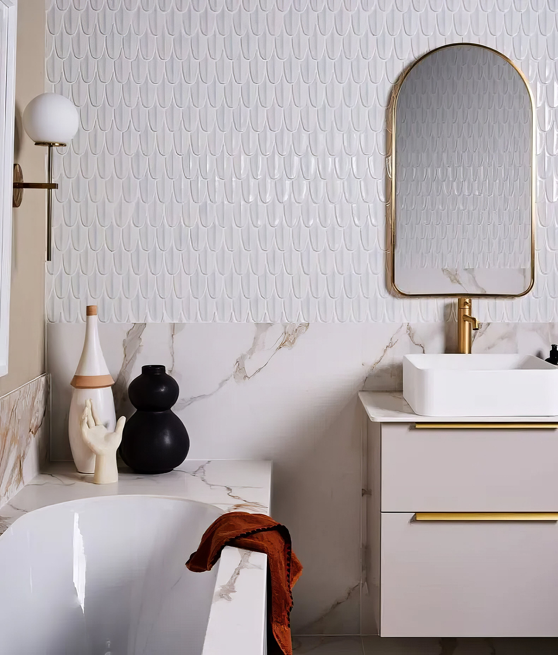 Preen Porcelain Mosaic White - Hyperion Tiles