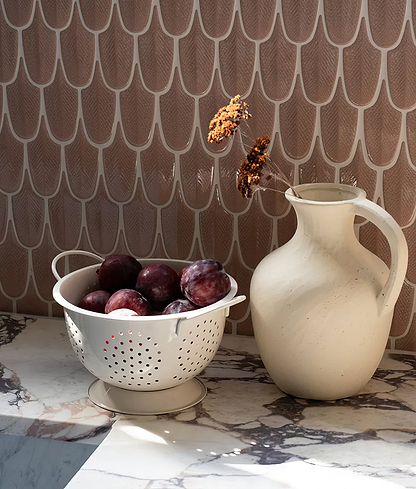 Preen Porcelain Mosaic Blush - Hyperion Tiles
