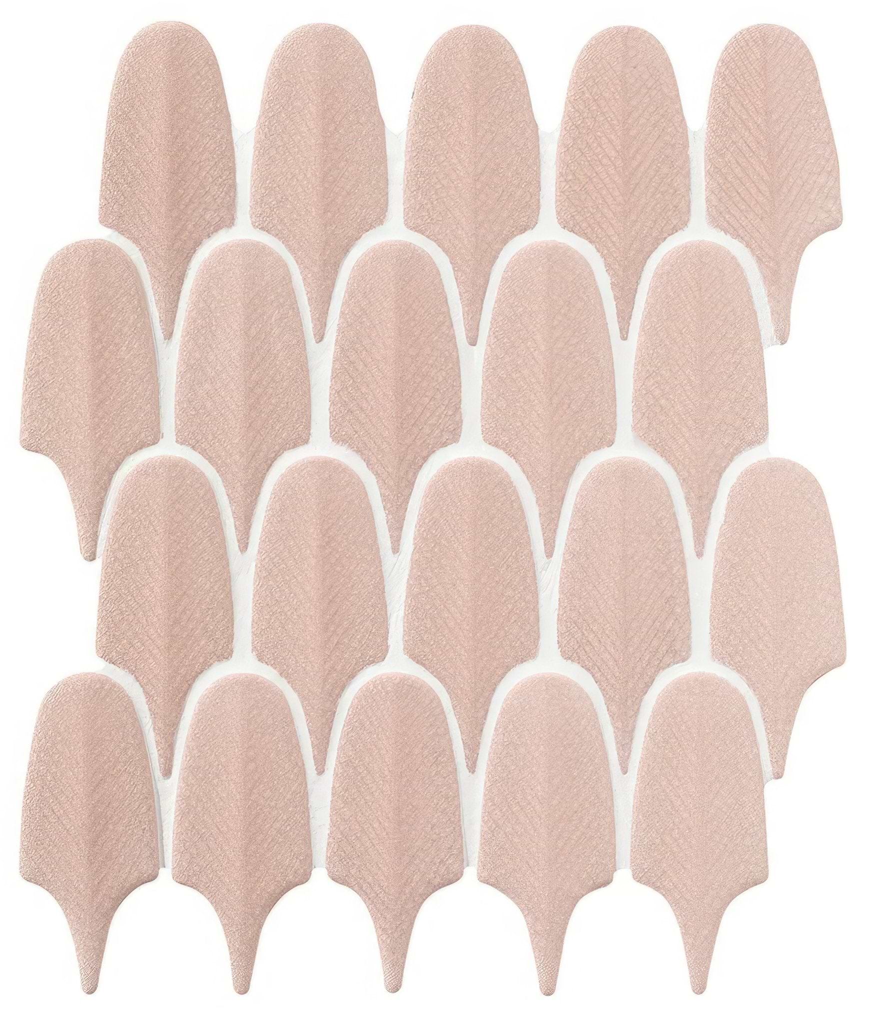 Preen Porcelain Mosaic Blush - Hyperion Tiles