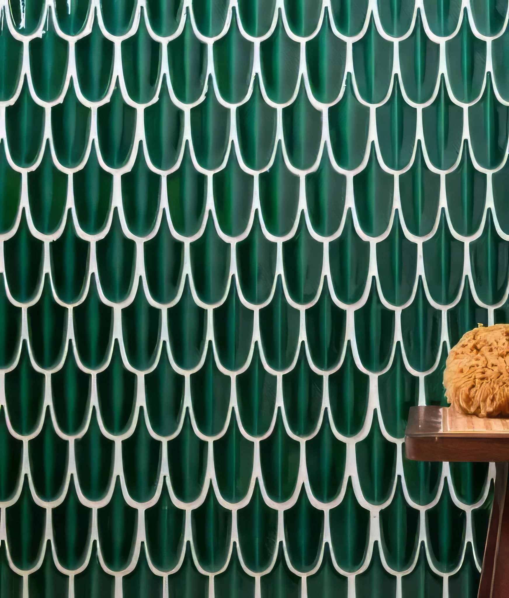 Preen Porcelain Mosaic Emerald - Hyperion Tiles