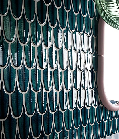 Preen Porcelain Mosaic Verdigris - Hyperion Tiles