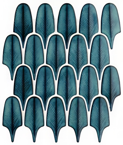 Preen Porcelain Mosaic Verdigris - Hyperion Tiles