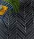 Metropolitan Slate Chevron Riven Finish - Hyperion Tiles