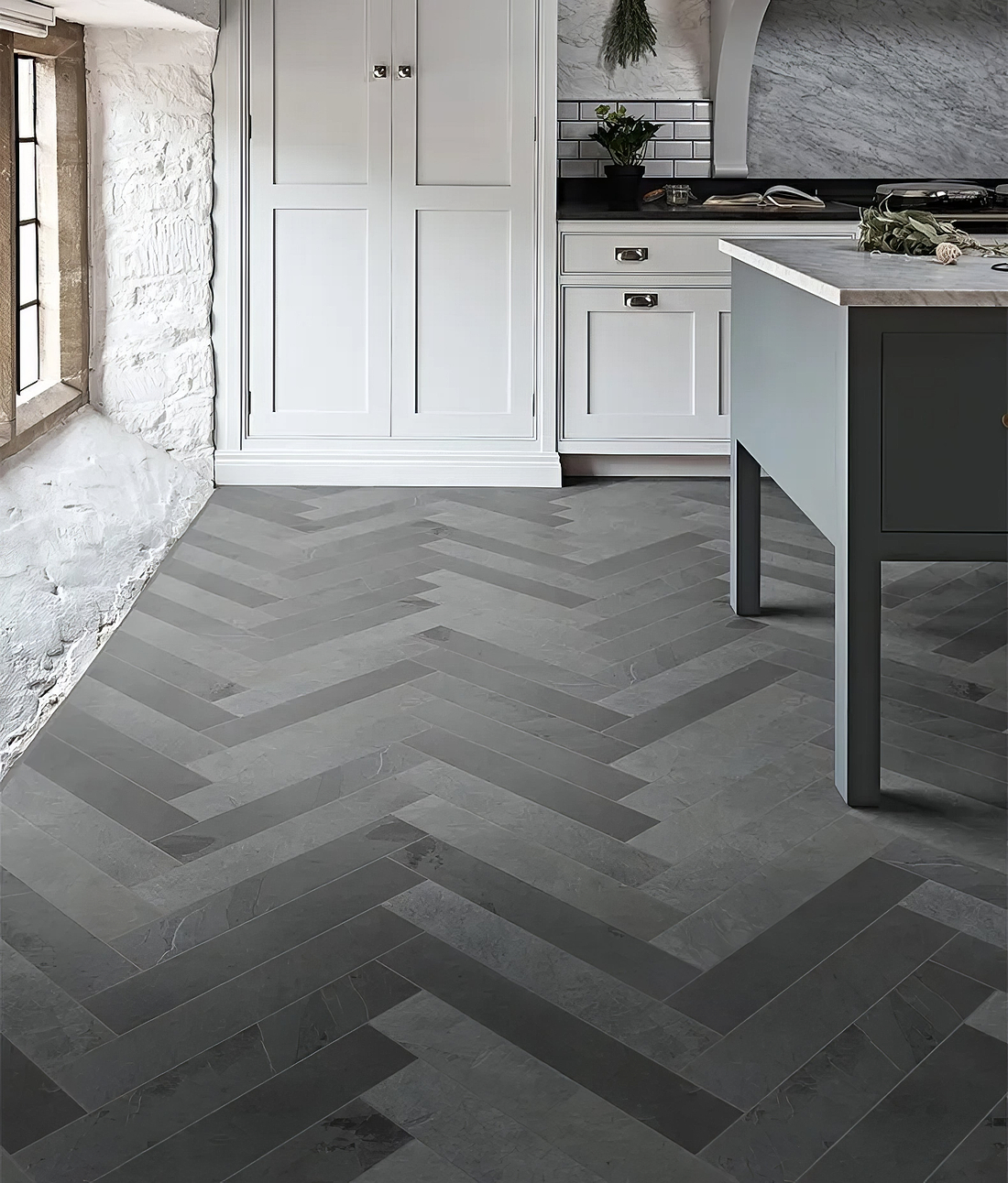 Metropolitan Slate Parquet Riven Finish - Hyperion Tiles