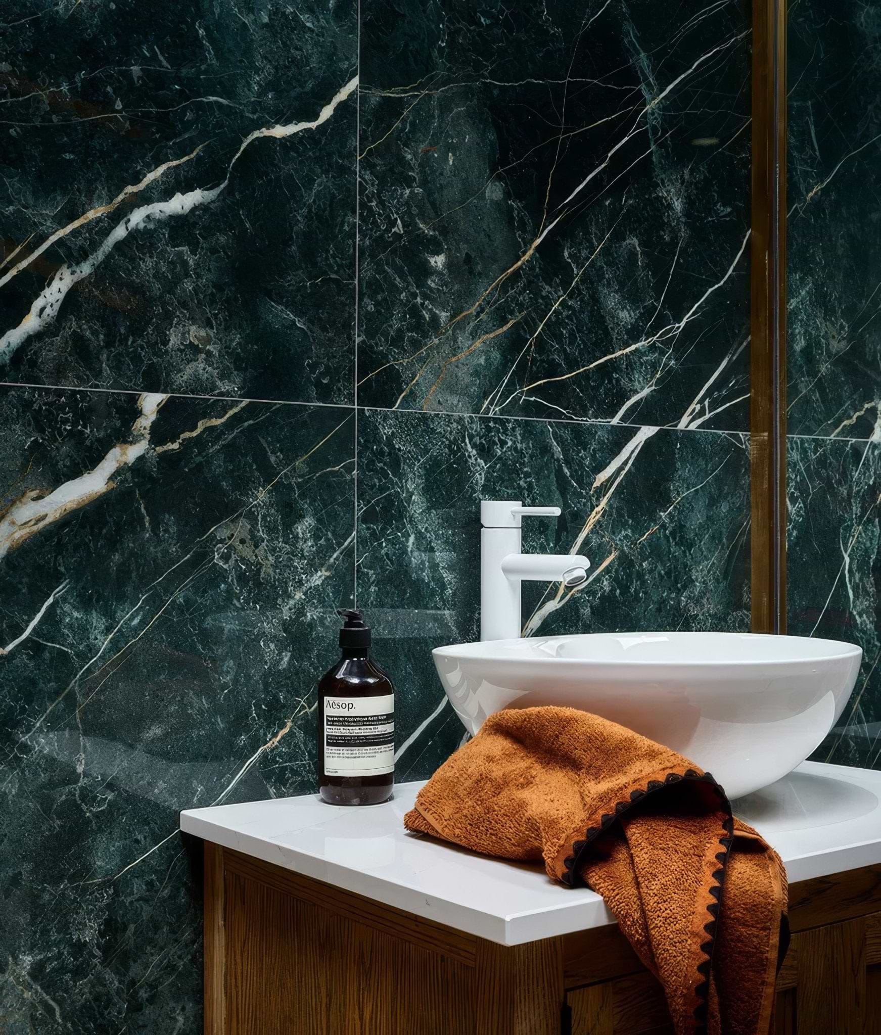 Rainforest Porcelain Malachite - Hyperion Tiles