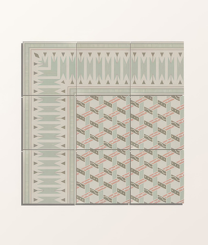Adventuras Malla Olive Porcelain By Hyperion Tiles