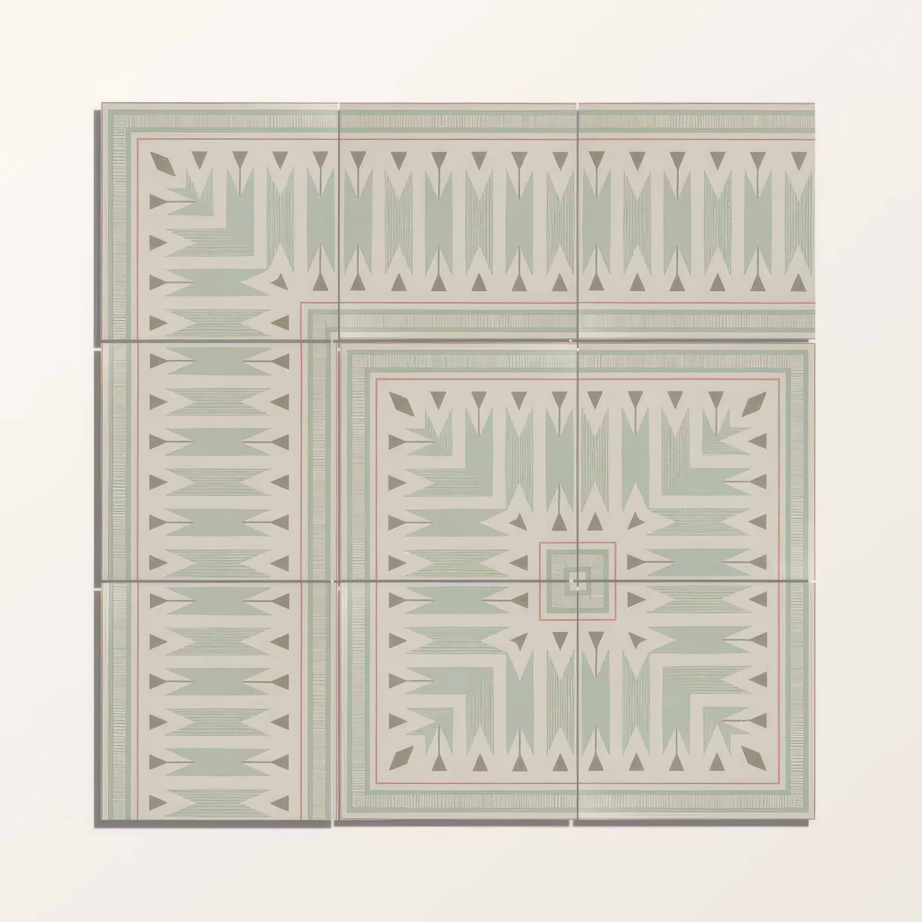 Adventuras Ziggy Corner Olive Porcelain | Hyperion Tiles
