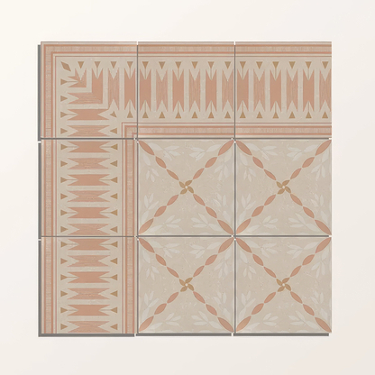 Adventuras Ziggy Corner Terracotta Porcelain | Hyperion Tiles