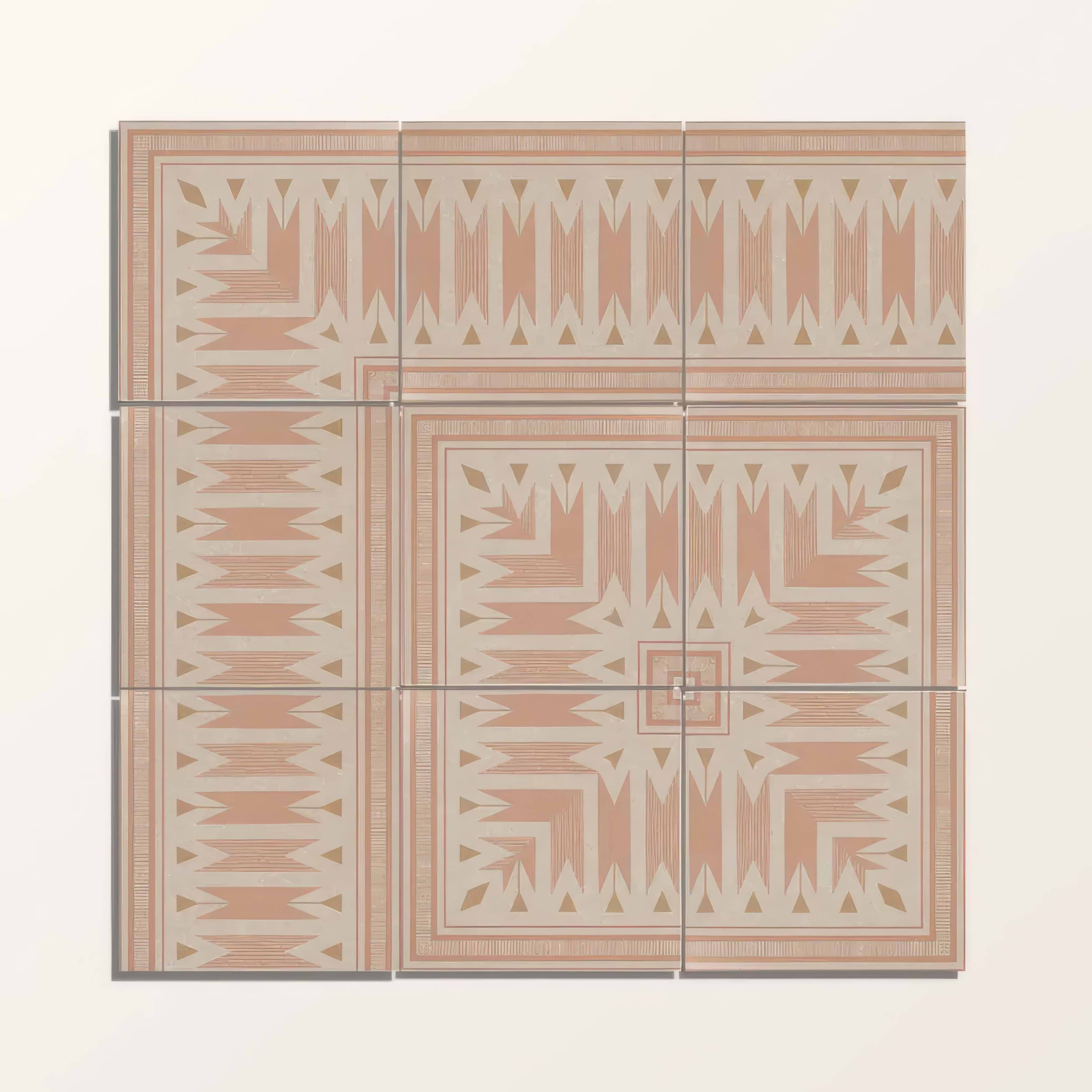 Adventuras Ziggy Border Terracotta Porcelain | Hyperion Tiles