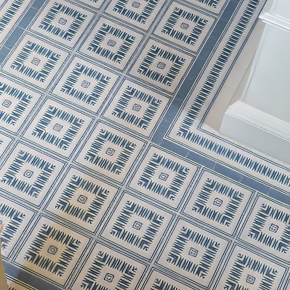 Adventuras Ziggy Corner Blue Porcelain | Hyperion Tiles