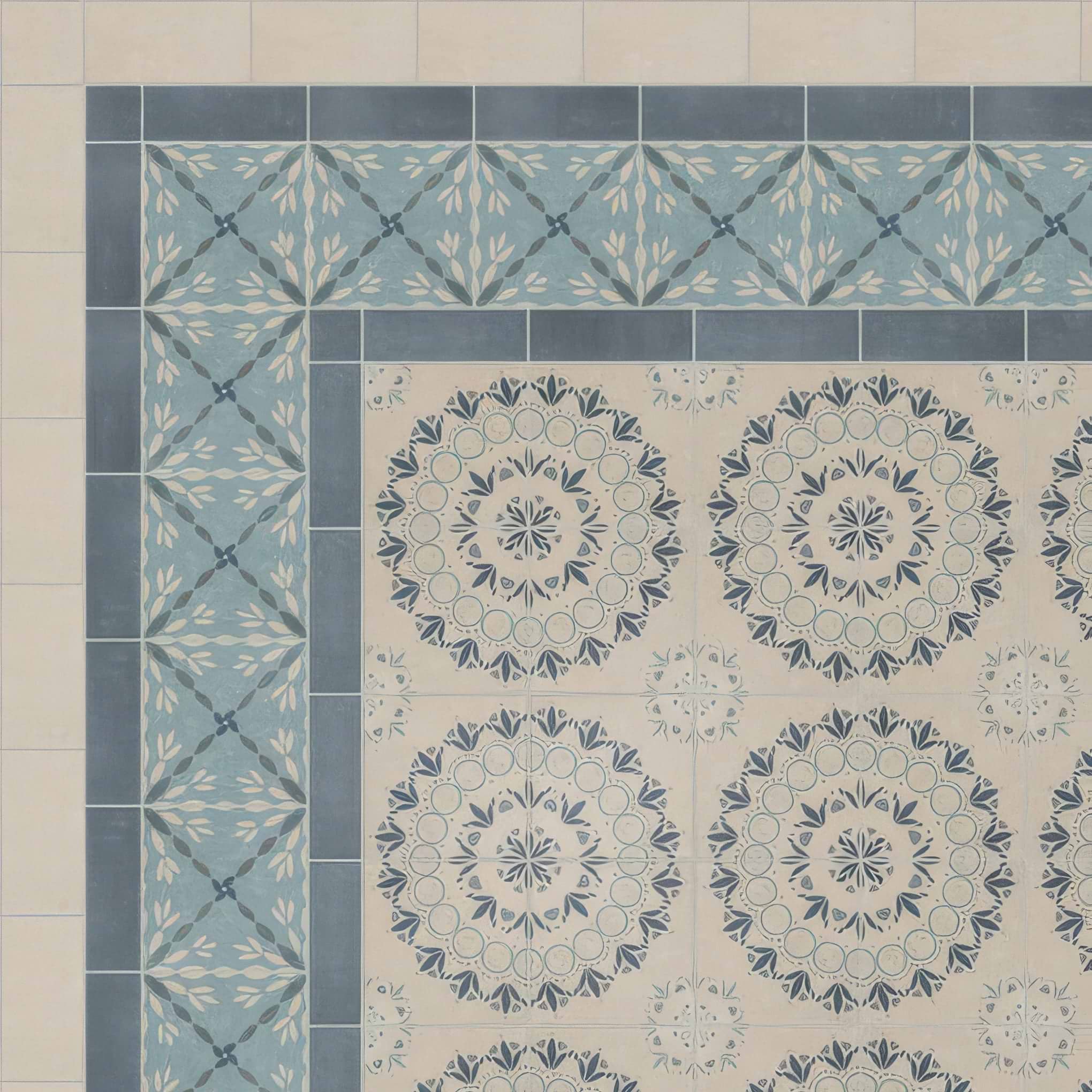 Adventuras Palma Blue Porcelain By Hyperion Tiles