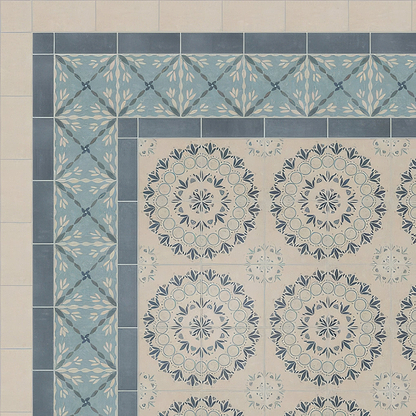 Adventuras Palma Blue Porcelain By Hyperion Tiles