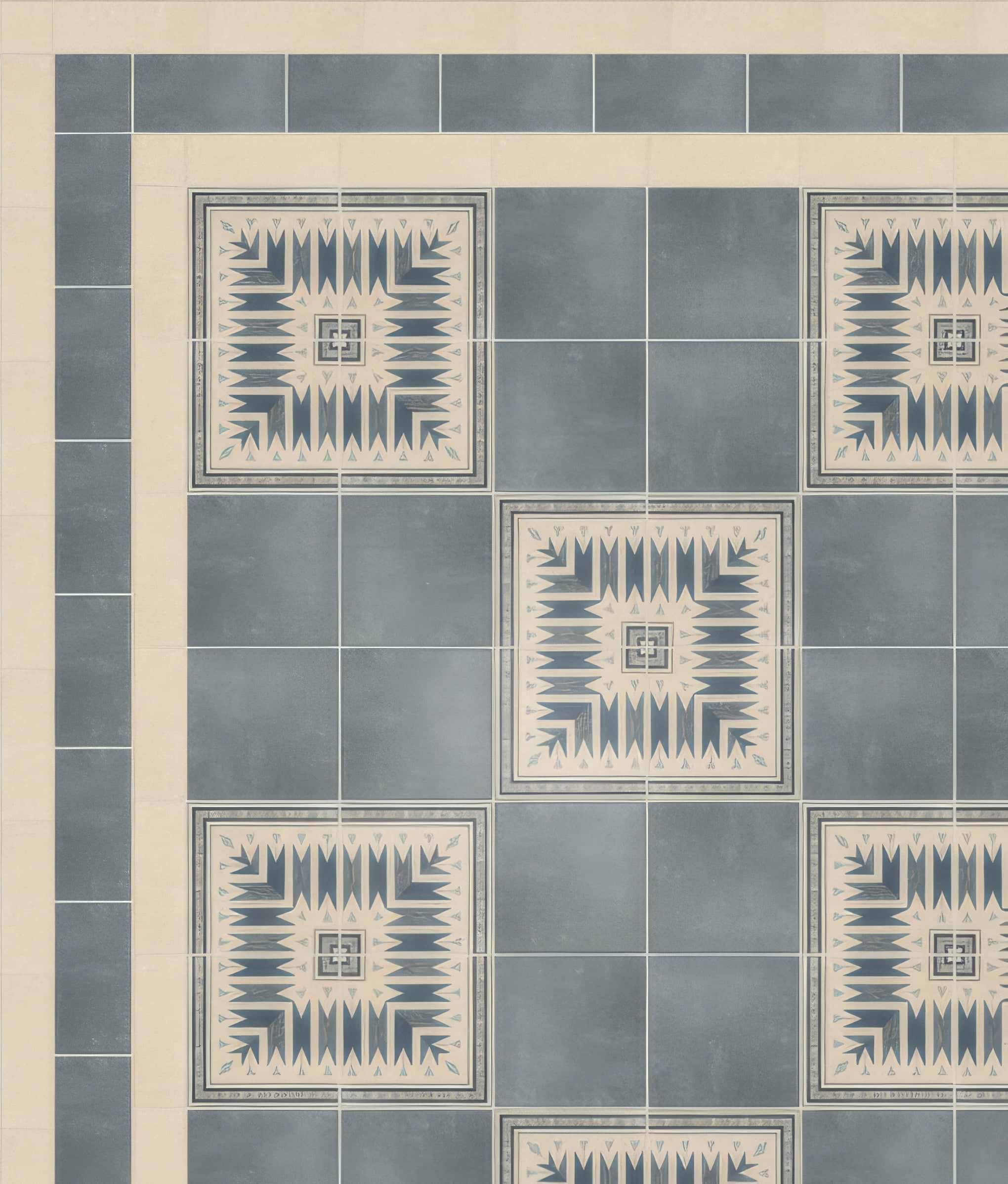 Adventuras Navy Field Porcelain By Hyperion Tiles