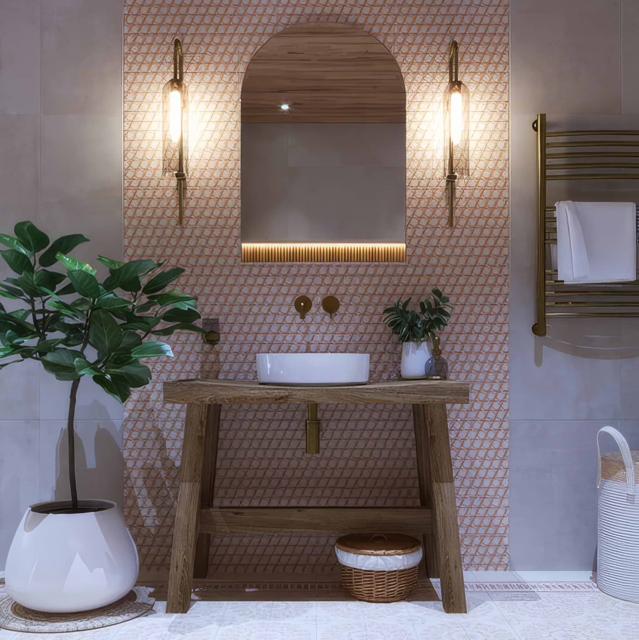 Adventuras Malla Terracotta Porcelain By Hyperion Tiles