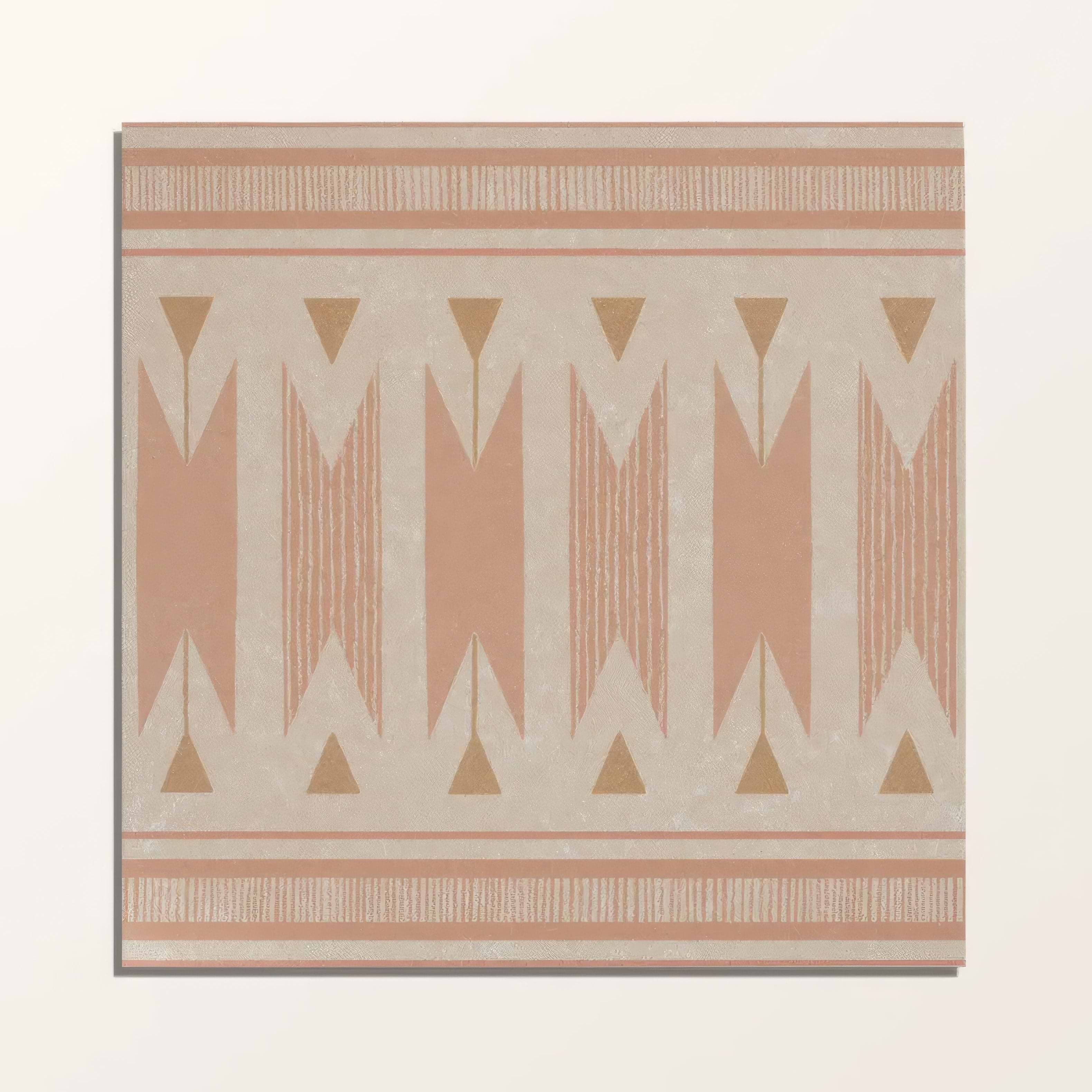 Adventuras Ziggy Border Terracotta Porcelain | Hyperion Tiles