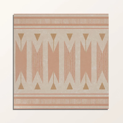 Adventuras Ziggy Border Terracotta Porcelain | Hyperion Tiles