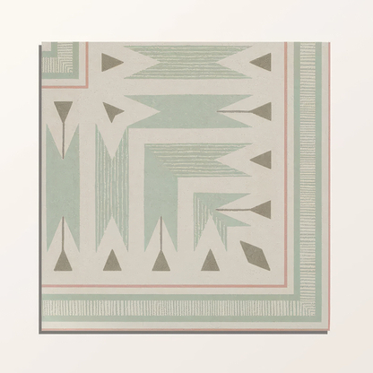 Adventuras Ziggy Corner Olive Porcelain | Hyperion Tiles