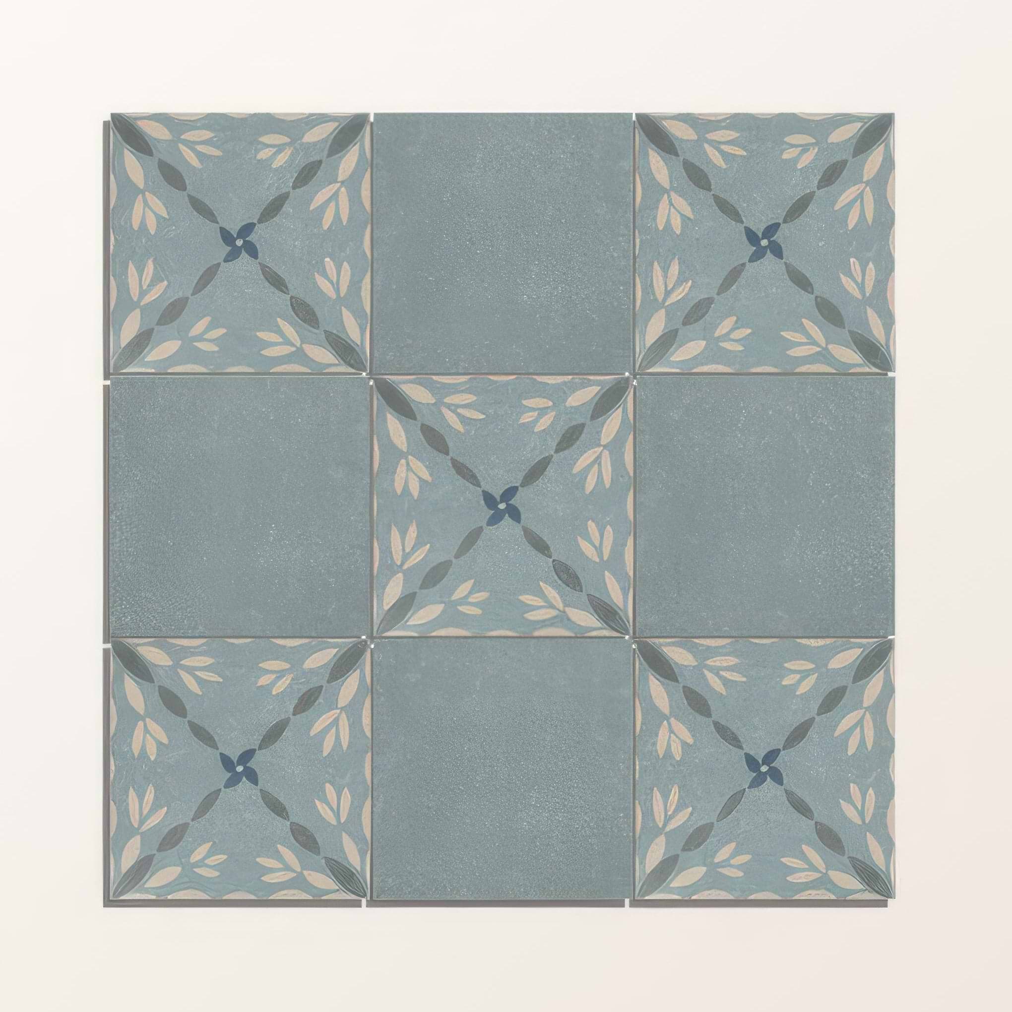 Adventuras Blue Field Porcelain BY Hyperion Tiles