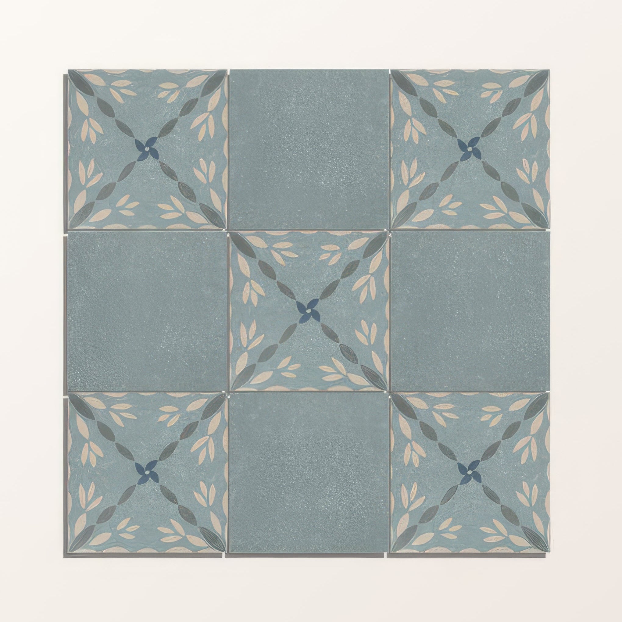 Adventuras Blue Field Porcelain BY Hyperion Tiles