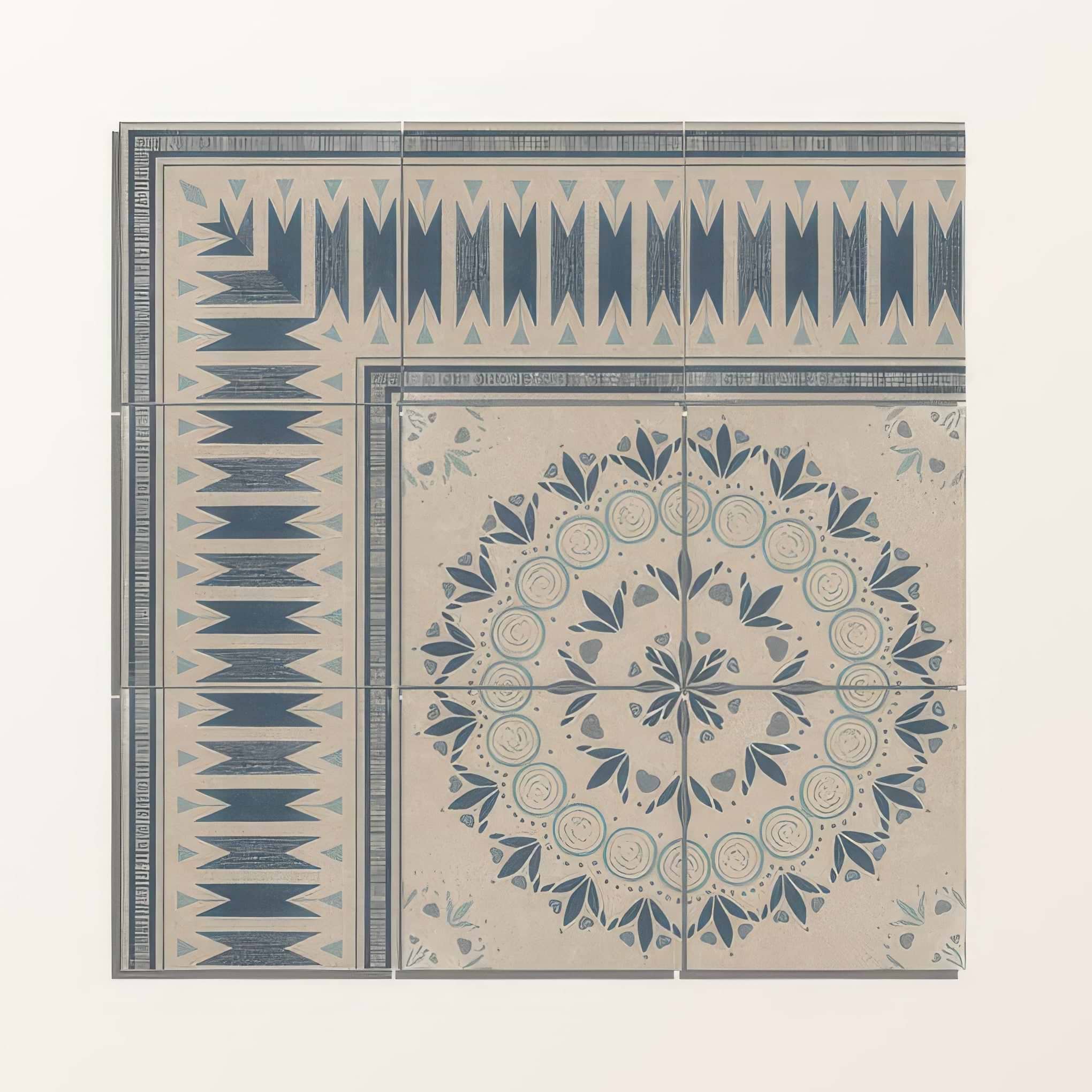 Adventuras Palma Blue Porcelain By Hyperion Tiles