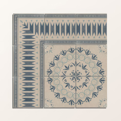Adventuras Palma Blue Porcelain By Hyperion Tiles