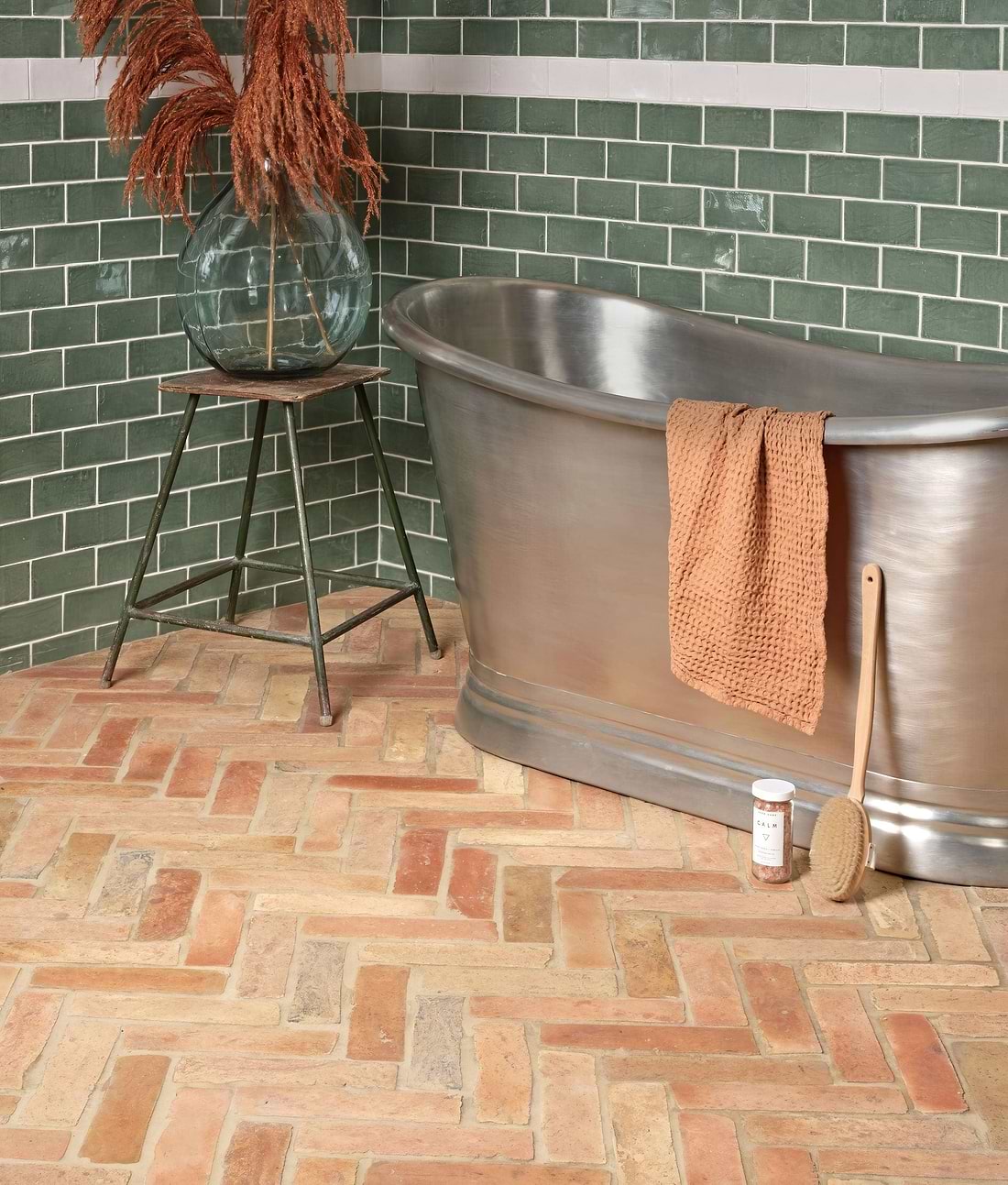 Recycled Pavers Terracotta Parquet Reclaimed - Hyperion Tiles