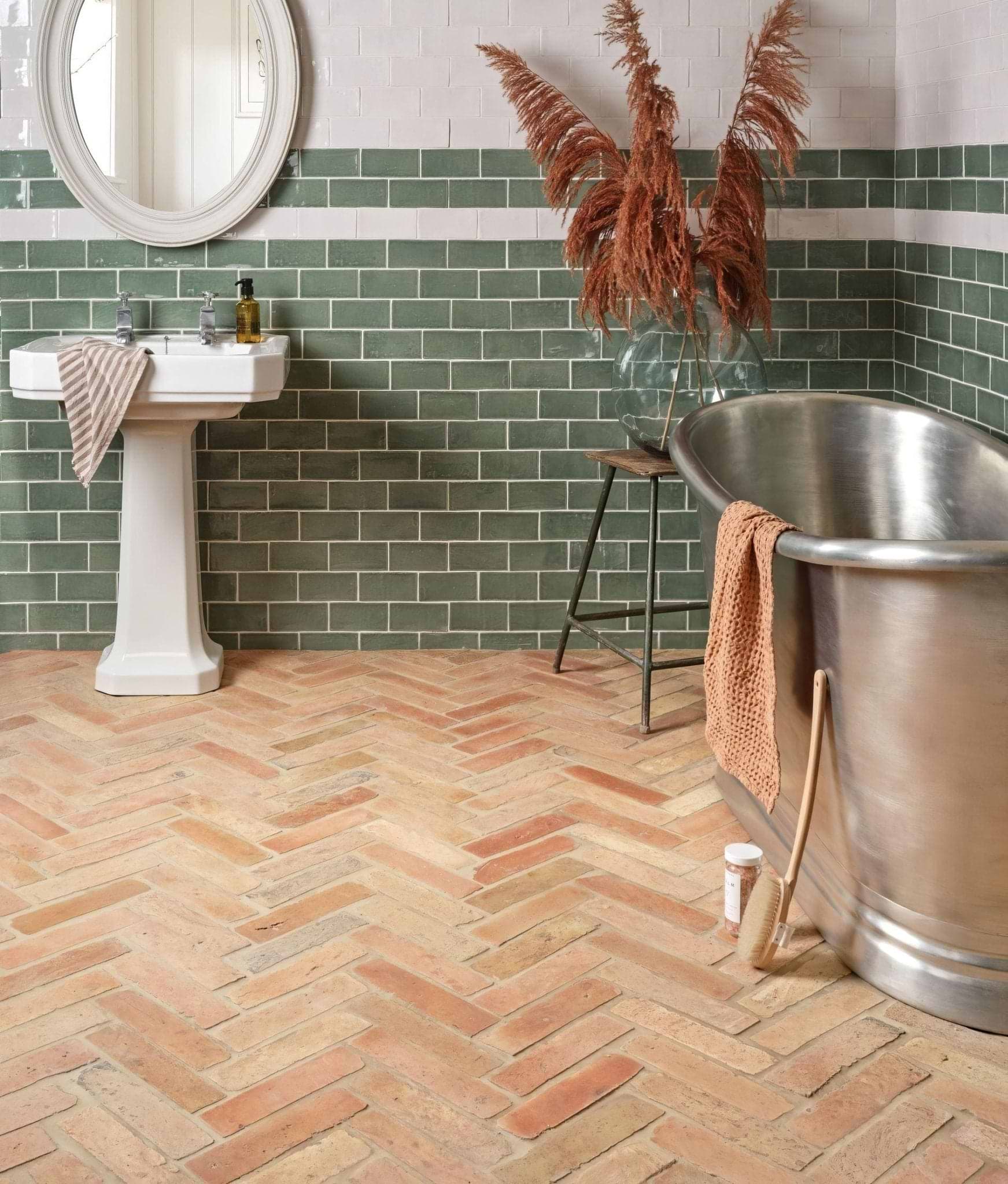 Recycled Pavers Terracotta Reclaimed - Hyperion Tiles