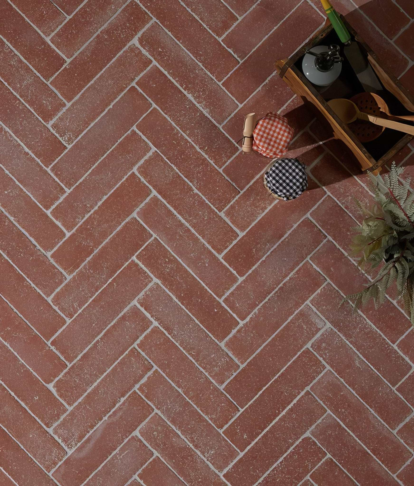 Reform Composite Stone Tumbled Rosso - Hyperion Tiles