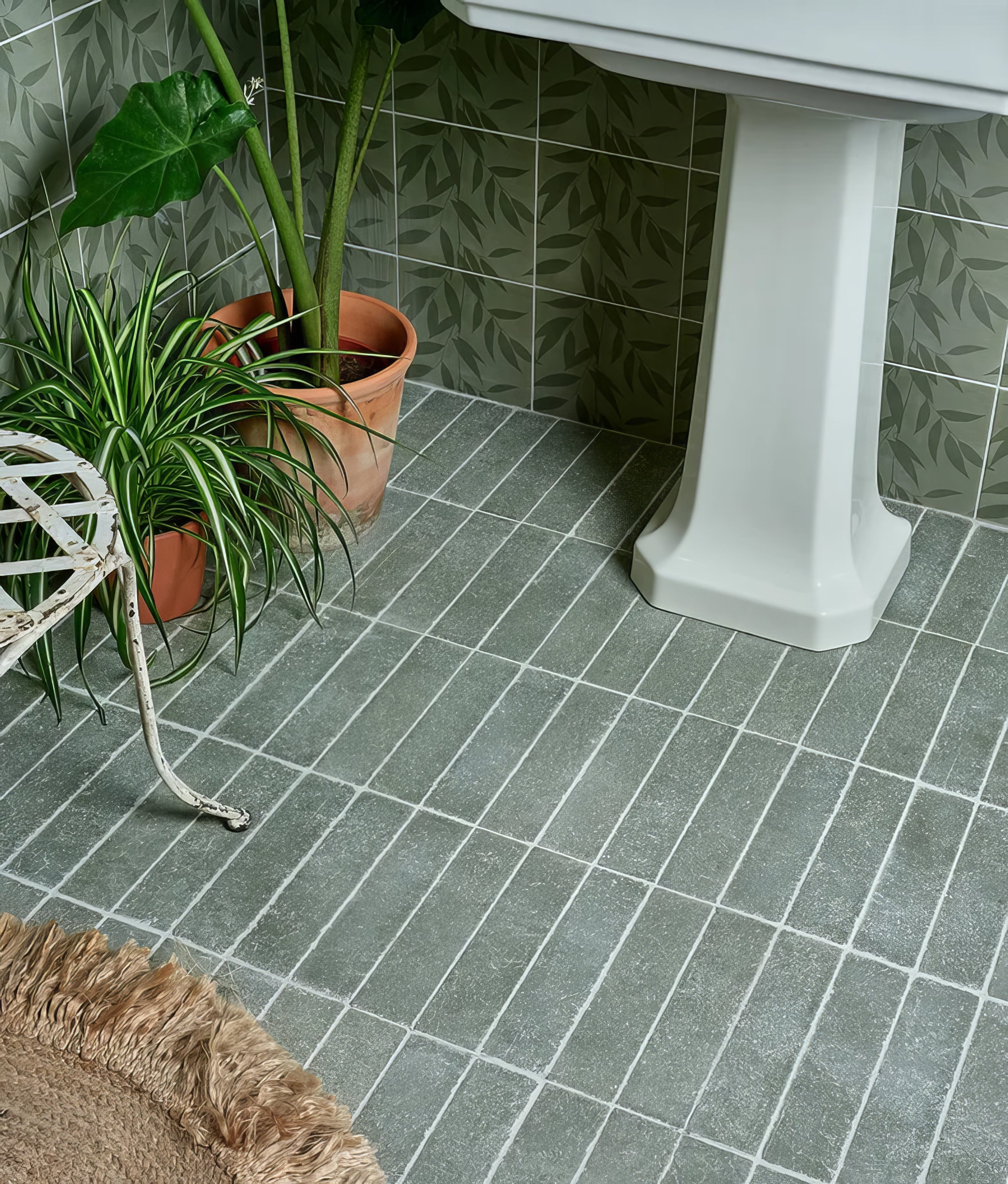 Reform Composite Stone tumbled Forest Green - Hyperion Tiles