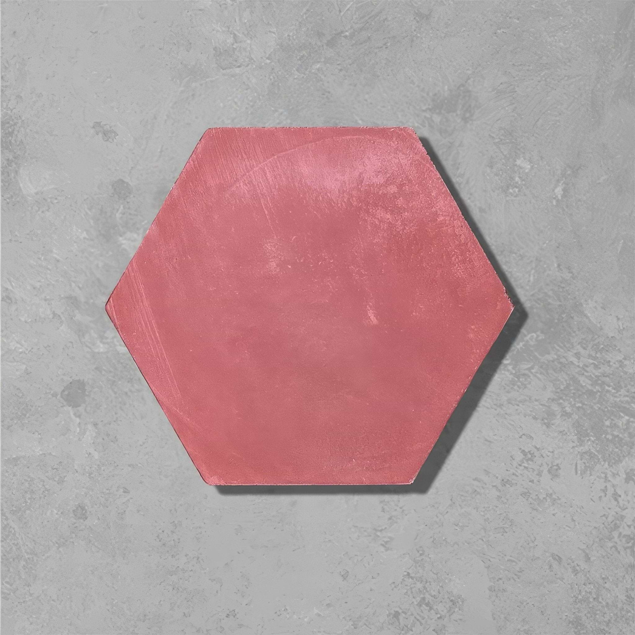 Rhubarb Hexagonal Tile - Hyperion Tiles