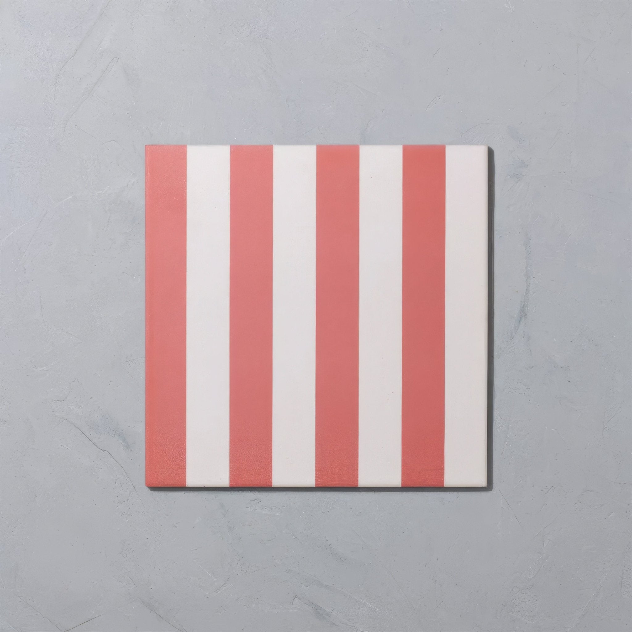 Rhubarb Midi Stripe Porcelain Tile - Hyperion Tiles