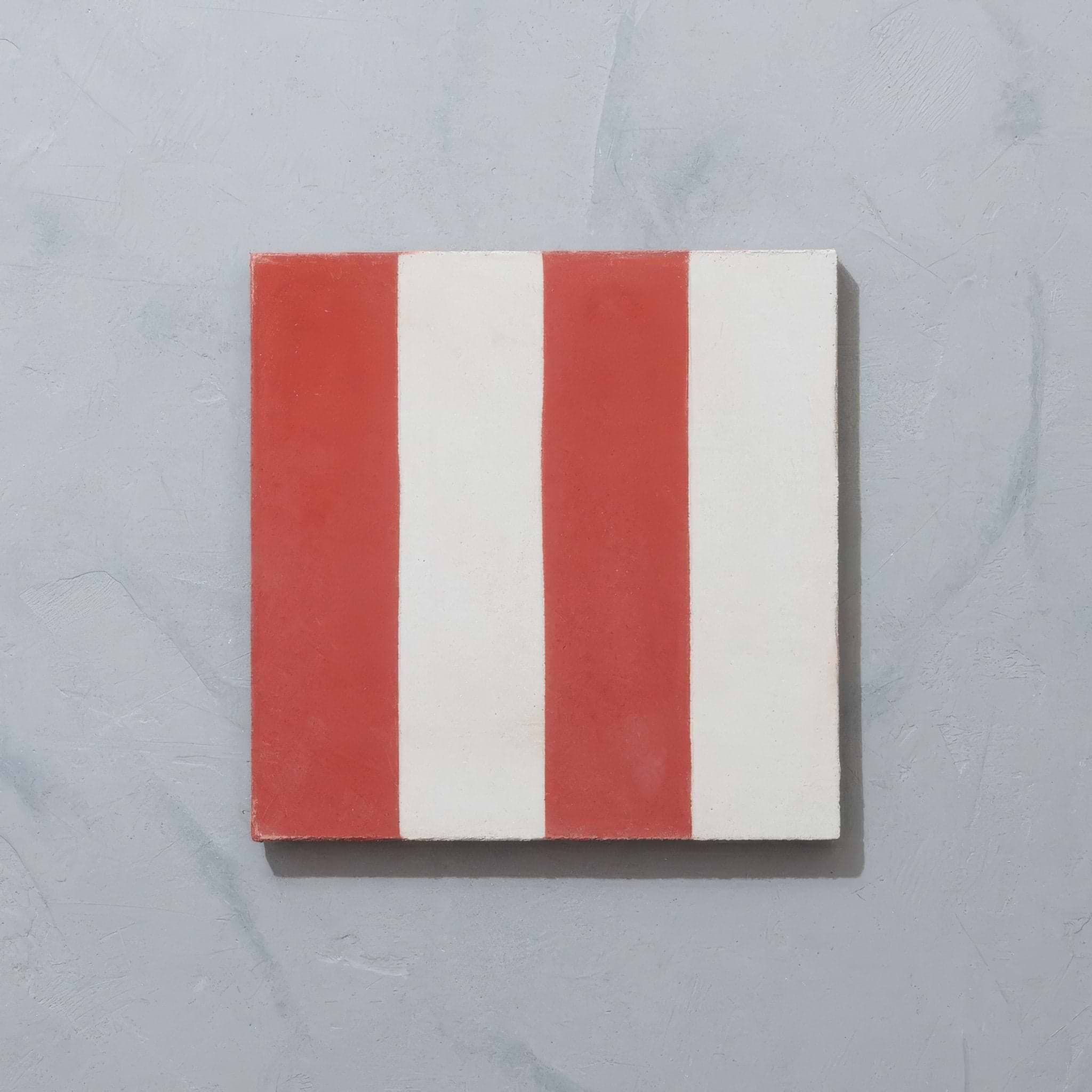 Rhubarb Wide Stripe Tile - Hyperion Tiles