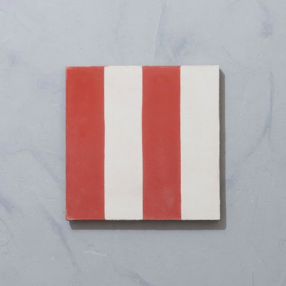 Rhubarb Wide Stripe Tile - Hyperion Tiles