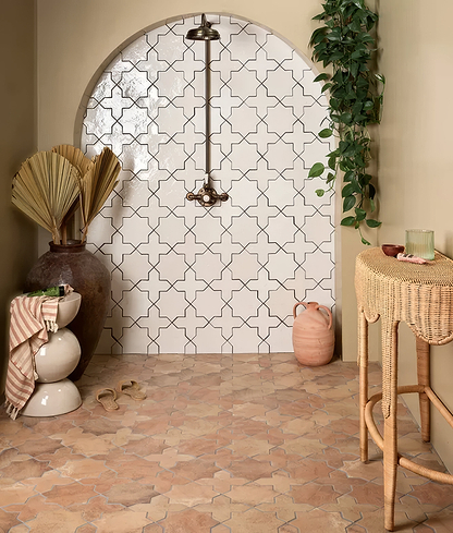 Fez Porcelain Star Cotto - Hyperion Tiles