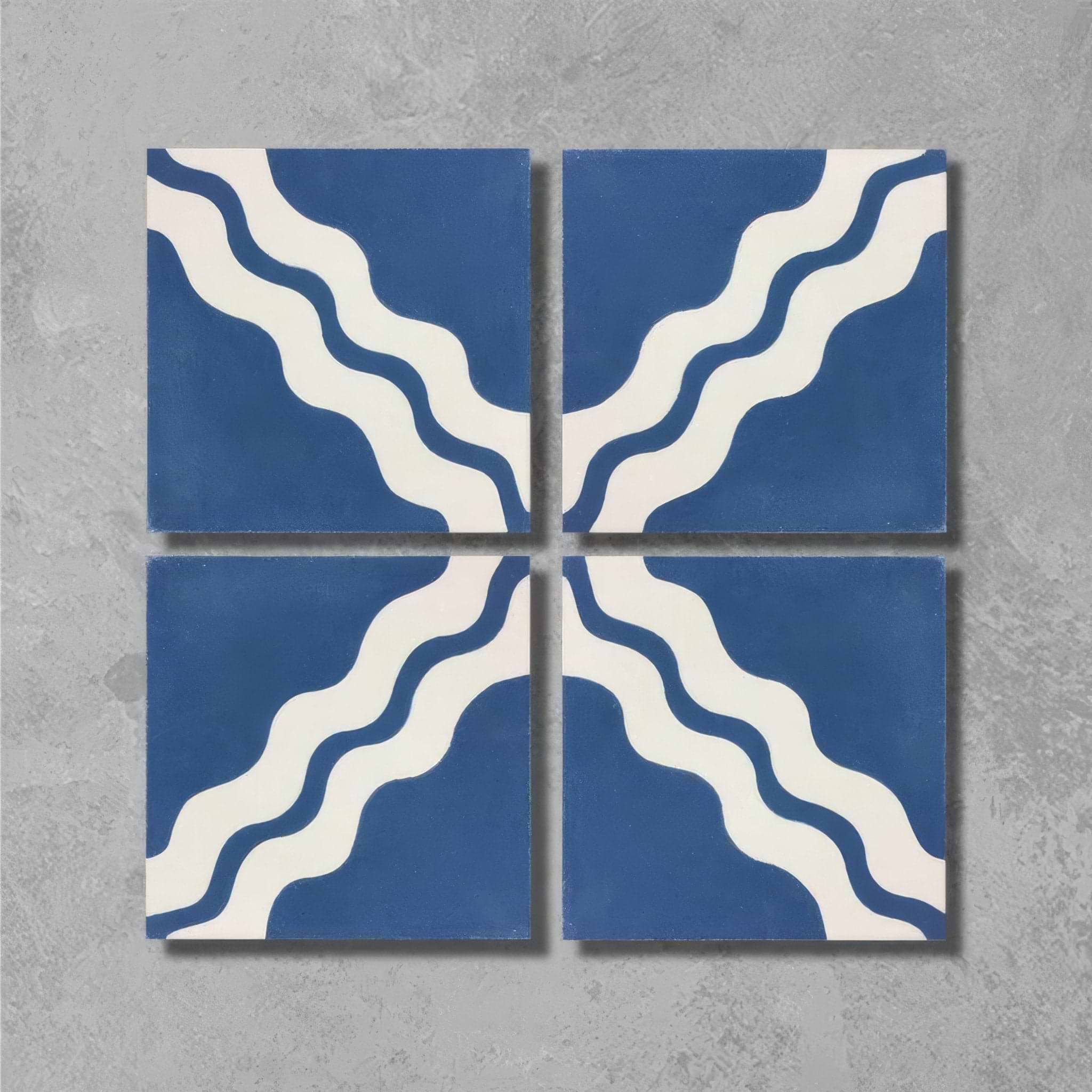 Ric Rac Glacier Mint Two Tile - Hyperion Tiles